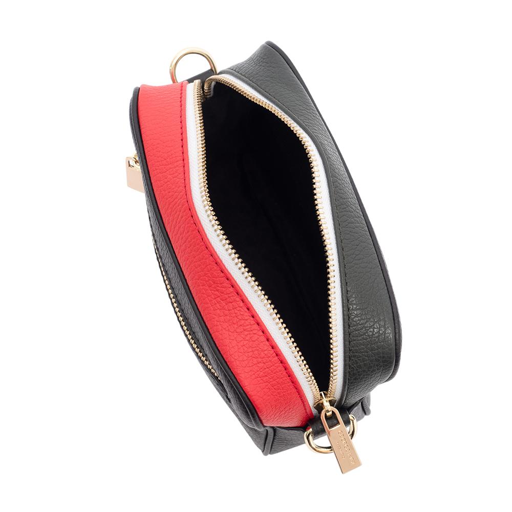 Сумка женская GEORGE KINI GK.TRICOLOR CROSSBODY BLACK ITALY