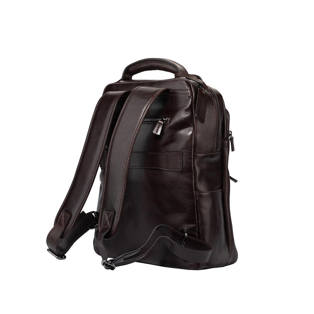 Рюкзак мужской GEORGE KINI GK.MEN LEATHER BACKPACK Dark Brown