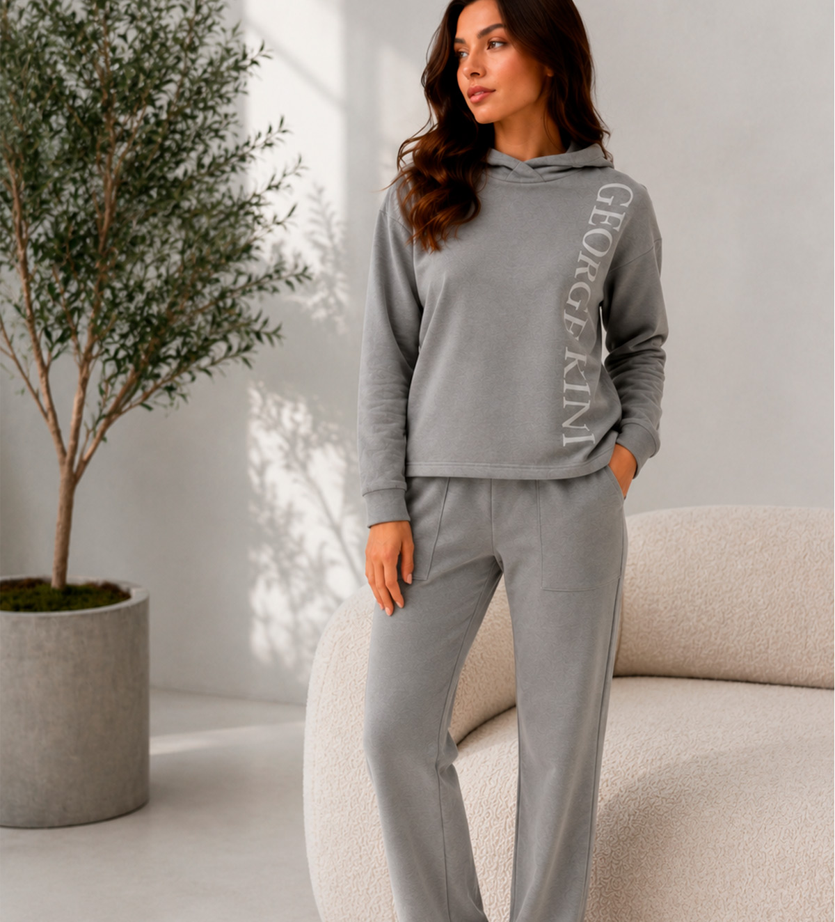 Женский спортивный костюм GEORGE KINI GK.K18901 XL GREY