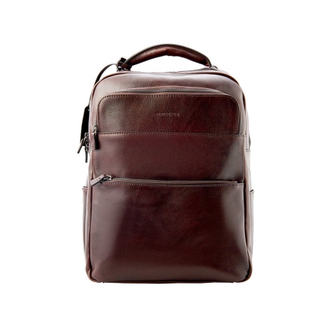 GK.MEN LEATHER BACKPACK RED