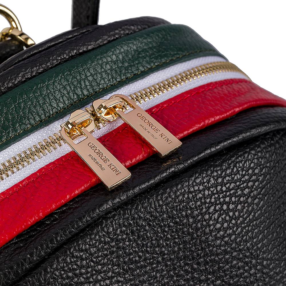Рюкзак женский GEORGE KINI GK.TRICOLOR BACKPACK BLACK ITALY