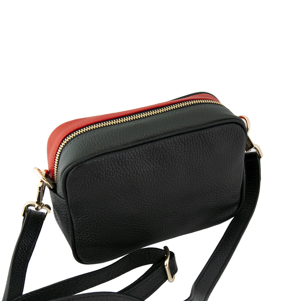 Сумка женская GEORGE KINI GK.TRICOLOR CROSSBODY BLACK